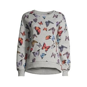 No Boundaries Juniors Printed Pullover Sweatshirt Size XS